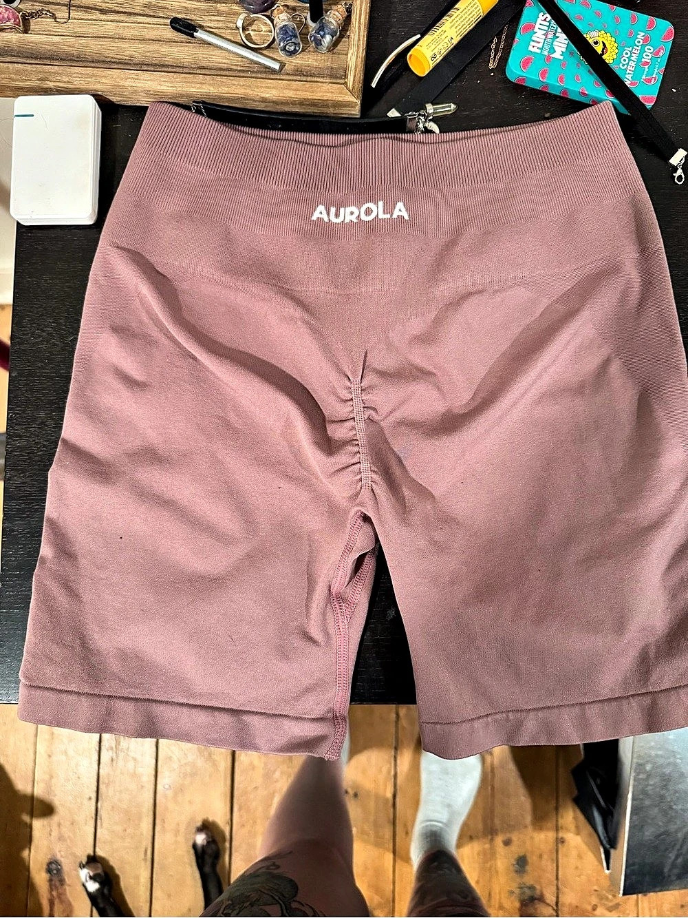Aurola Intensify Workout Shorts Women's Pink Bike Shorts